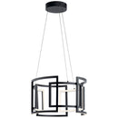 Kichler Melko 23.5" LED Round Pendant Black 84133