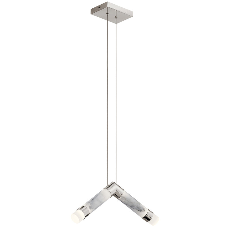 Kichler Avedu LED Mini Pendant Polished Nickel 84138