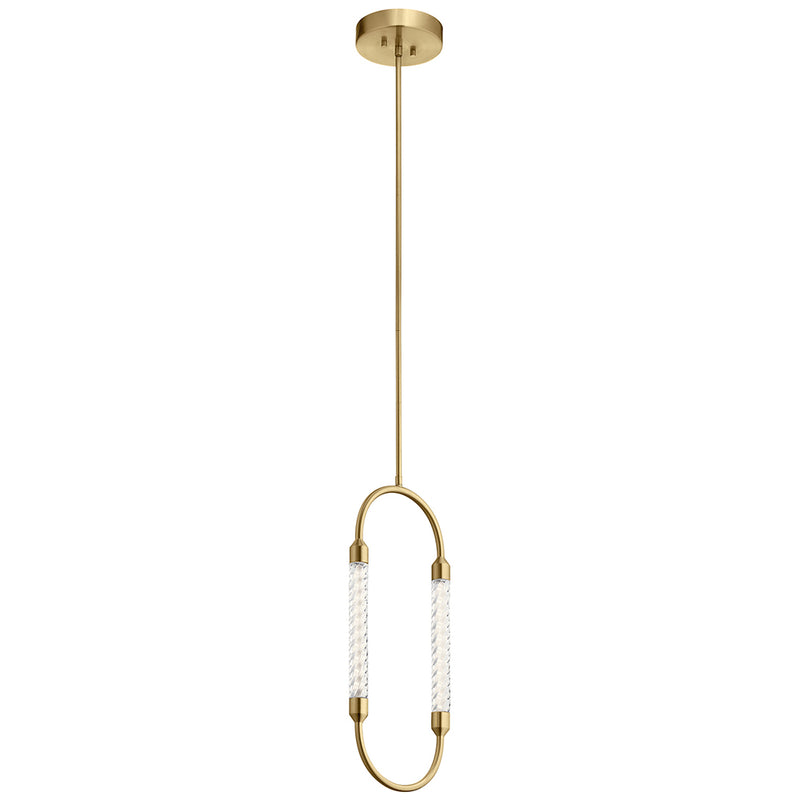 Kichler Delsey 1 Light LED Mini Pendant Champagne Gold 84150