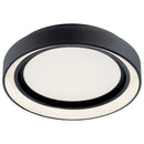 Kichler Fornello 14" Flush Mount Black 84157