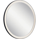 Kichler Ryame Round Lighted Mirror Black 84169