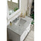 James Martin Palisades 36" Single Vanity Bright White with 3 cm Carrara Marble Top 527-V36-BW-3CAR