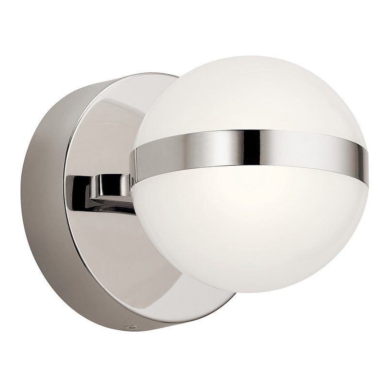 Kichler Brettin LED 3000K 5.25" Wall Sconce Polished Nickel 85090PN