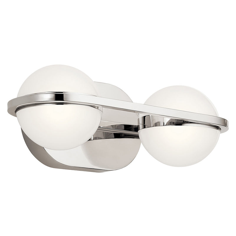 Kichler Brettin LED 3000K 14" Vanity Light Polished Nickel 85091PN