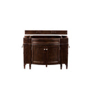 James Martin Brittany 46" Single Vanity Burnished Mahogany with 3 cm Arctic Fall Solid Surface Top 650-V46R-BNM-AF