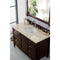 James Martin Brittany 48" Burnished Mahogany Single Vanity with 3 cm Galala Beige Top 650-V48-BNM-3OGLB