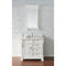 James Martin Brookfield 36" Bright White Single Vanity with 3 cm Classic White Quartz Top 147-V36-BW-3CLW