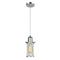 Quincy Hall Mini Pendant shown in the Polished Chrome finish with a Polished Chrome shade