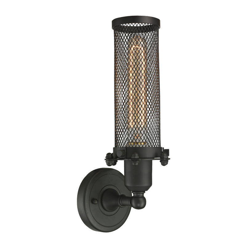 Innovations Lighting Quincy Hall 1 Light Sconce Part Of The Austere Collection 900-1W-OB-CE216-OB