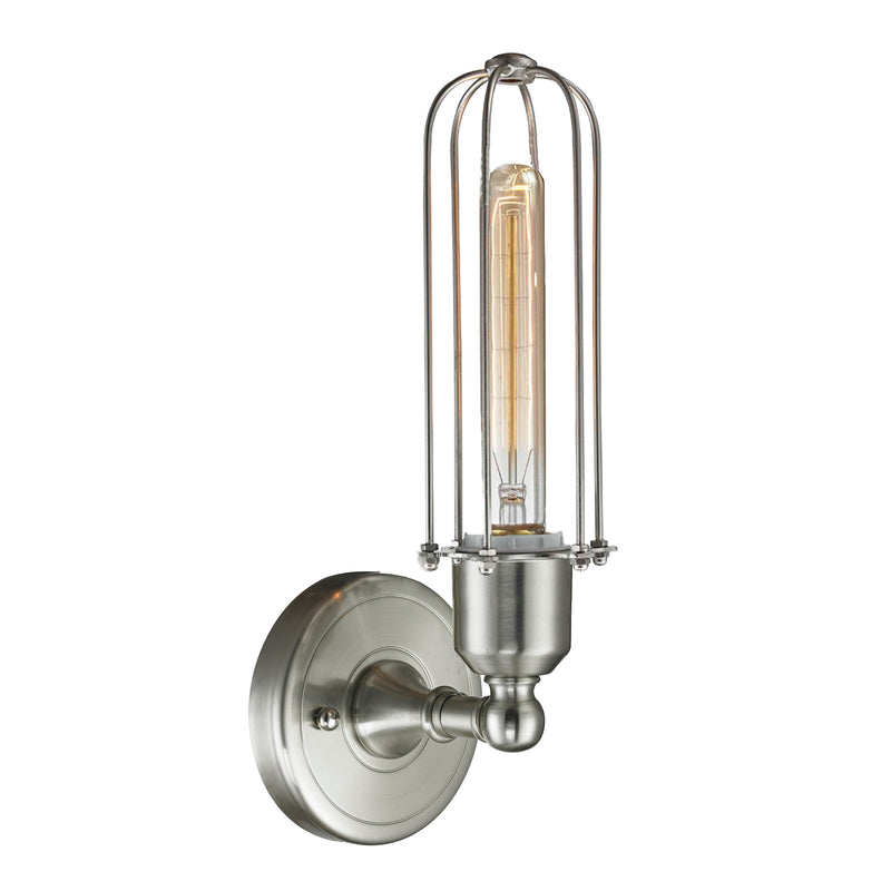 Innovations Lighting Muselet 1 Light Sconce Part Of The Austere Collection 900-1W-SN-CE225-SN