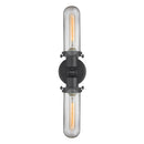 Innovations Lighting Centri 2 Light Bath Vanity Light Part Of The Austere Collection 900-2W-BK-CE228-BK-CL-LED