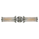 Quincy Hall Bath Vanity Light shown in the Brushed Satin Nickel finish with a Brushed Satin Nickel shade