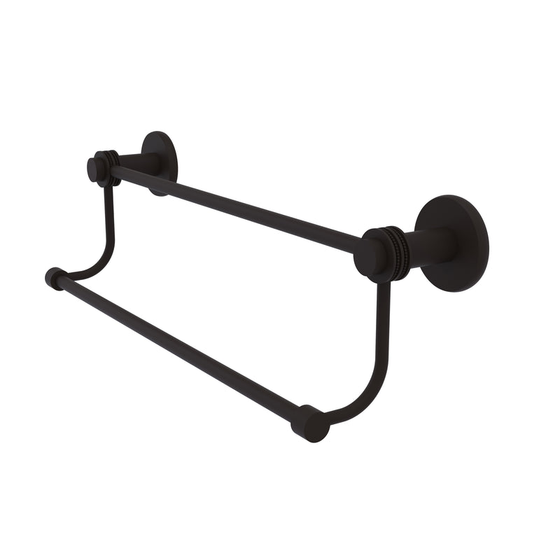 Allied Brass Mercury Collection 18 Inch Double Towel Bar with Dotted Accents 9072D-18-ORB