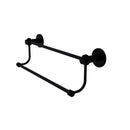 Allied Brass Mercury Collection 24 Inch Double Towel Bar with Twist Accents 9072T-24-BKM