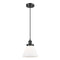 Cone Mini Pendant shown in the Matte Black finish with a Matte White shade