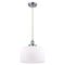 Bell Mini Pendant shown in the Polished Chrome finish with a Matte White shade