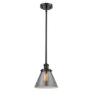 Cone Mini Pendant shown in the Oil Rubbed Bronze finish with a Plated Smoke shade