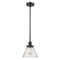 Cone Mini Pendant shown in the Oil Rubbed Bronze finish with a Seedy shade