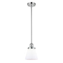 Cone Mini Pendant shown in the Polished Chrome finish with a Matte White shade