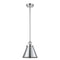 Appalachian Mini Pendant shown in the Polished Chrome finish with a Polished Chrome shade