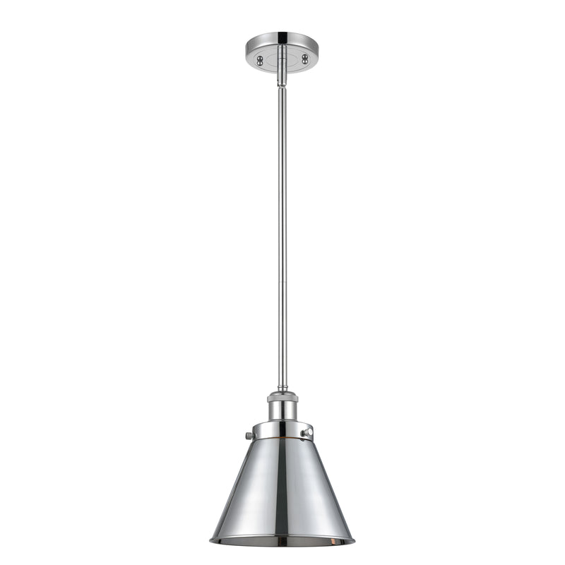 Appalachian Mini Pendant shown in the Polished Chrome finish with a Polished Chrome shade