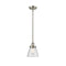 Cone Mini Pendant shown in the Brushed Satin Nickel finish with a Seedy shade