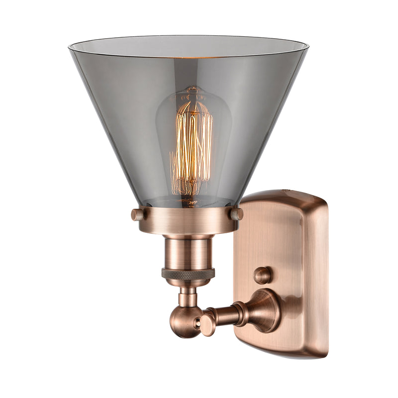 Innovations Lighting Large Cone 1 Light Sconce Part Of The Ballston Collection 916-1W-AC-G43