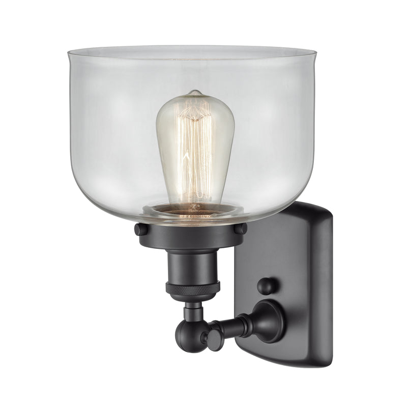 Innovations Lighting Large Bell 1 Light Sconce Part Of The Ballston Collection 916-1W-BK-G72