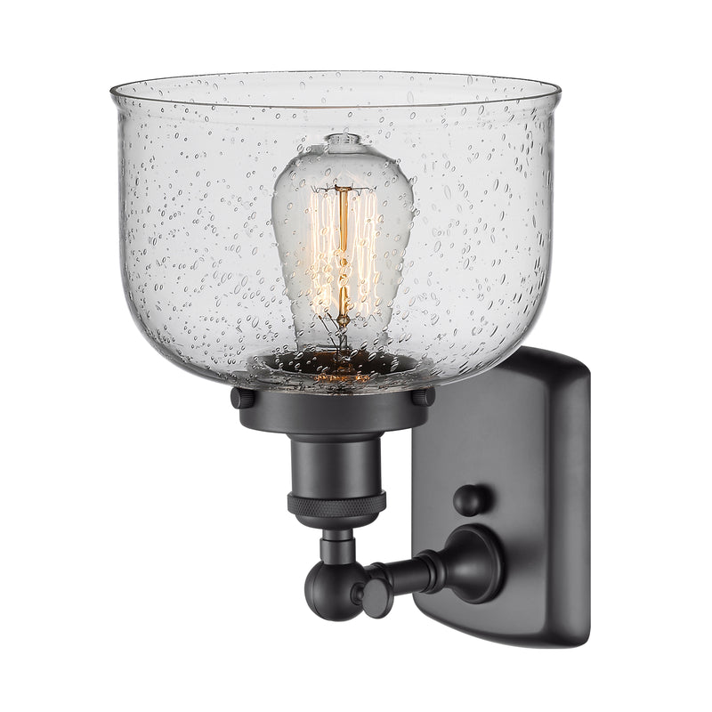 Innovations Lighting Large Bell 1 Light Sconce Part Of The Ballston Collection 916-1W-BK-G74-LED