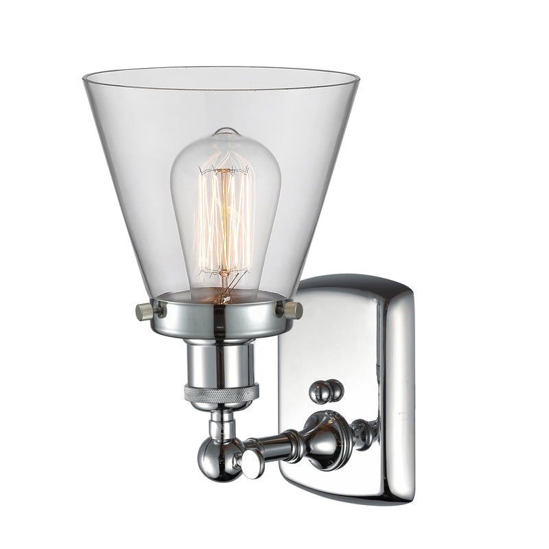 Innovations Lighting Small Cone 1 Light Sconce Part Of The Ballston Collection 916-1W-PC-G62