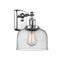 Bell Sconce shown in the Polished Chrome finish with a Seedy shade