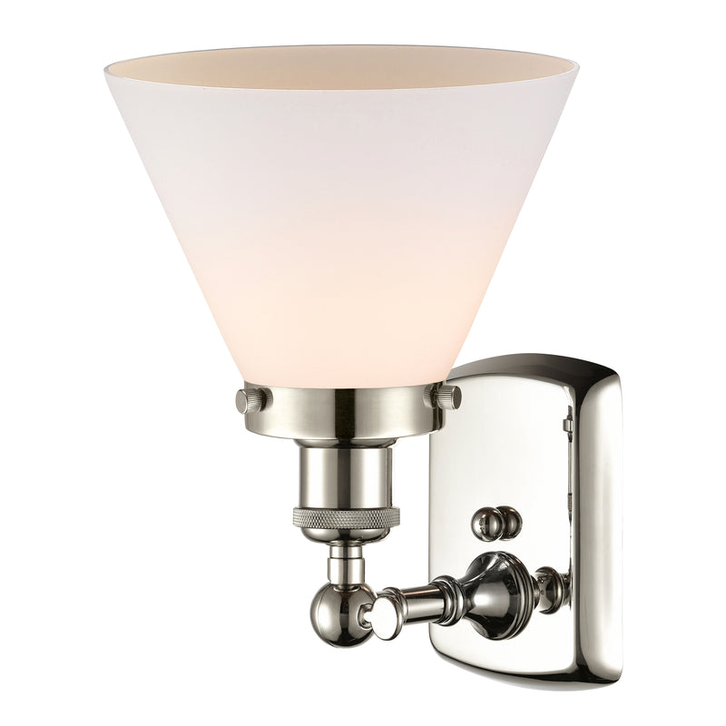 Innovations Lighting Large Cone 1 Light Sconce Part Of The Ballston Collection 916-1W-PN-G41-LED