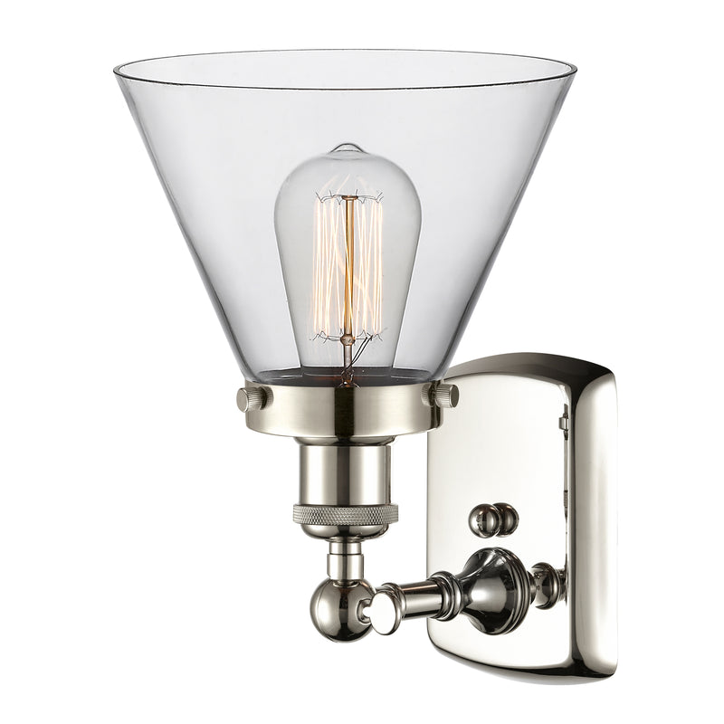 Innovations Lighting Large Cone 1 Light Sconce Part Of The Ballston Collection 916-1W-PN-G42