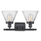 Innovations Lighting Large Cone 2 Light Bath Vanity Light Part Of The Ballston Collection 916-2W-BK-G42-LED