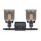 Innovations Lighting Small Bell 2 Light Bath Vanity Light Part Of The Ballston Collection 916-2W-BK-G53-LED