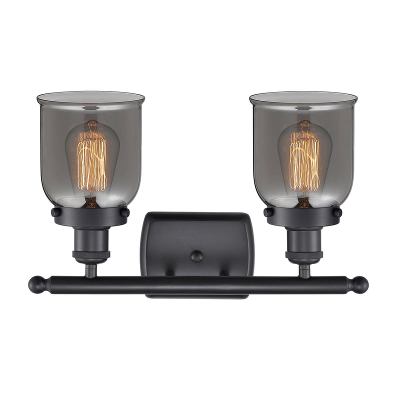 Innovations Lighting Small Bell 2 Light Bath Vanity Light Part Of The Ballston Collection 916-2W-BK-G53-LED