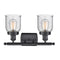 Innovations Lighting Small Bell 2 Light Bath Vanity Light Part Of The Ballston Collection 916-2W-BK-G54-LED