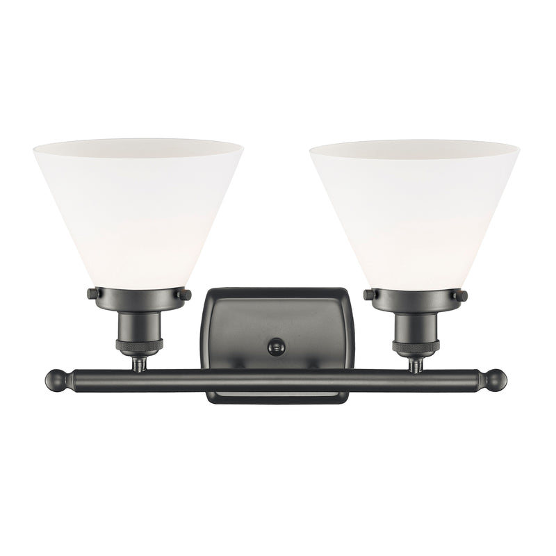 Innovations Lighting Large Cone 2 Light Bath Vanity Light Part Of The Ballston Collection 916-2W-OB-G41-LED