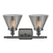 Innovations Lighting Large Cone 2 Light Bath Vanity Light Part Of The Ballston Collection 916-2W-OB-G43-LED