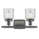 Innovations Lighting Small Bell 2 Light Bath Vanity Light Part Of The Ballston Collection 916-2W-OB-G52-LED