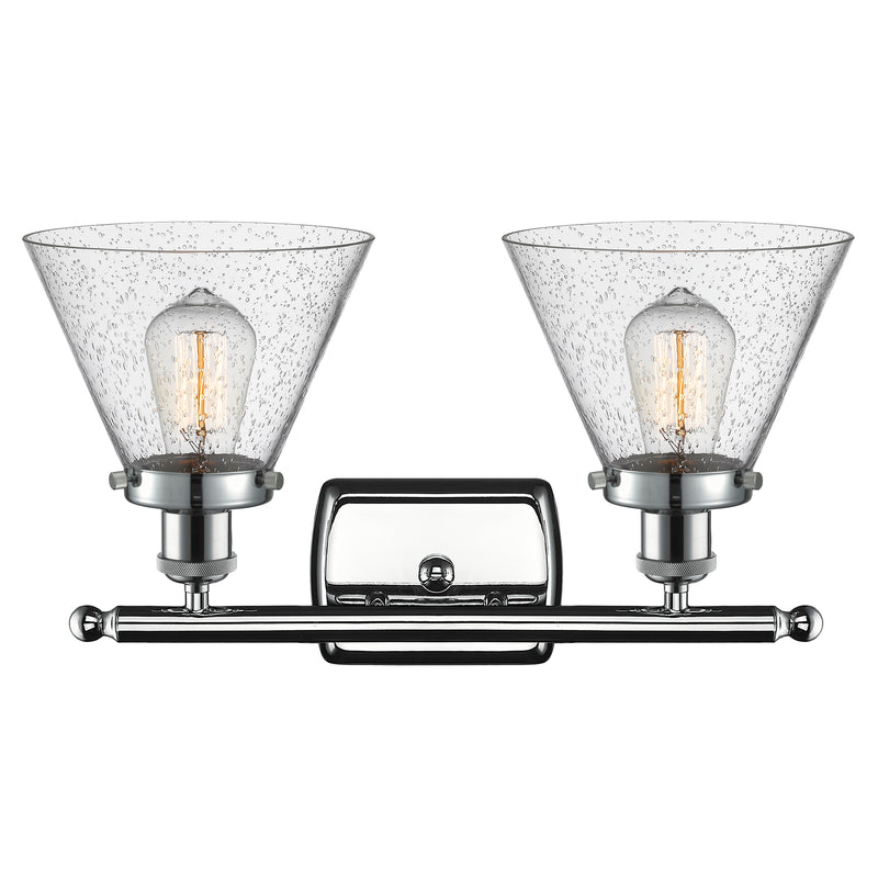 Innovations Lighting Large Cone 2 Light Bath Vanity Light Part Of The Ballston Collection 916-2W-PC-G44-LED