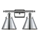 Appalachian Bath Vanity Light shown in the Polished Chrome finish with a Polished Chrome shade