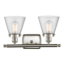 Innovations Lighting Small Cone 2 Light Bath Vanity Light Part Of The Ballston Collection 916-2W-SN-G64-LED