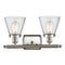 Innovations Lighting Small Cone 2 Light Bath Vanity Light Part Of The Ballston Collection 916-2W-SN-G64