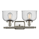 Innovations Lighting Large Bell 2 Light Bath Vanity Light Part Of The Ballston Collection 916-2W-SN-G74-LED