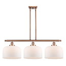 Bell Island Light shown in the Antique Copper finish with a Matte White shade