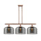 Bell Island Light shown in the Antique Copper finish with a Plated Smoke shade