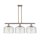 Bell Island Light shown in the Antique Copper finish with a Seedy shade