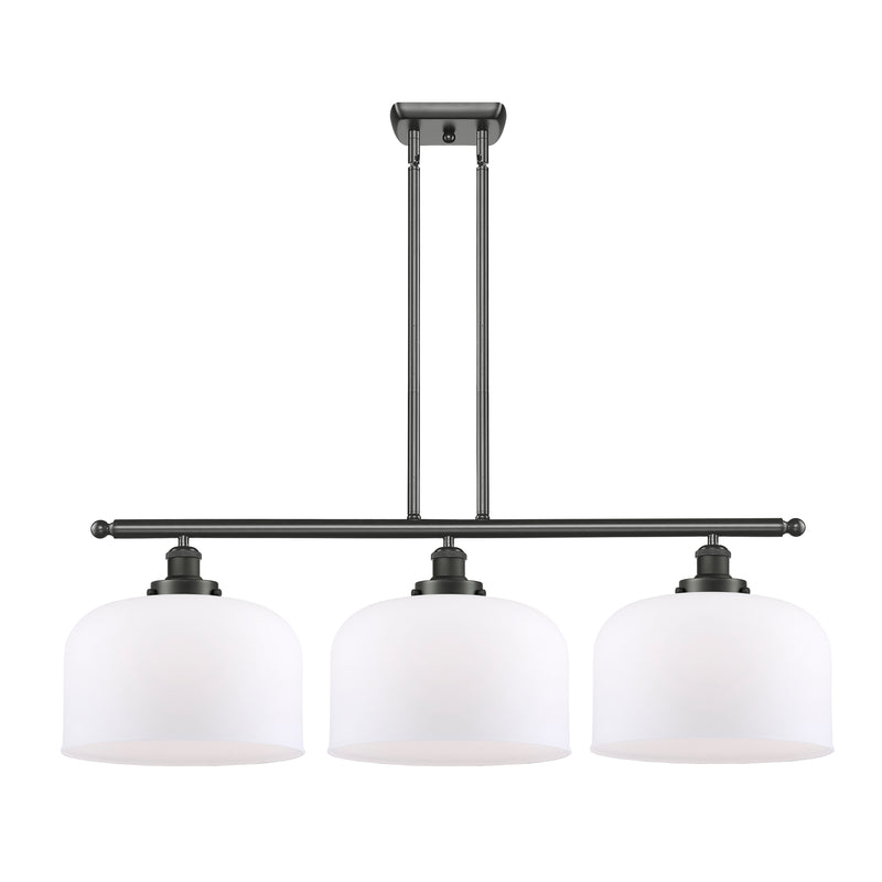 Bell Island Light shown in the Oil Rubbed Bronze finish with a Matte White shade