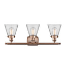 Innovations Lighting Small Cone 3 Light Bath Vanity Light Part Of The Ballston Collection 916-3W-AC-G62-LED